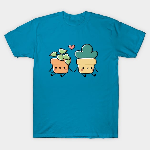kawaii plants T-Shirt by Sugar Bubbles 